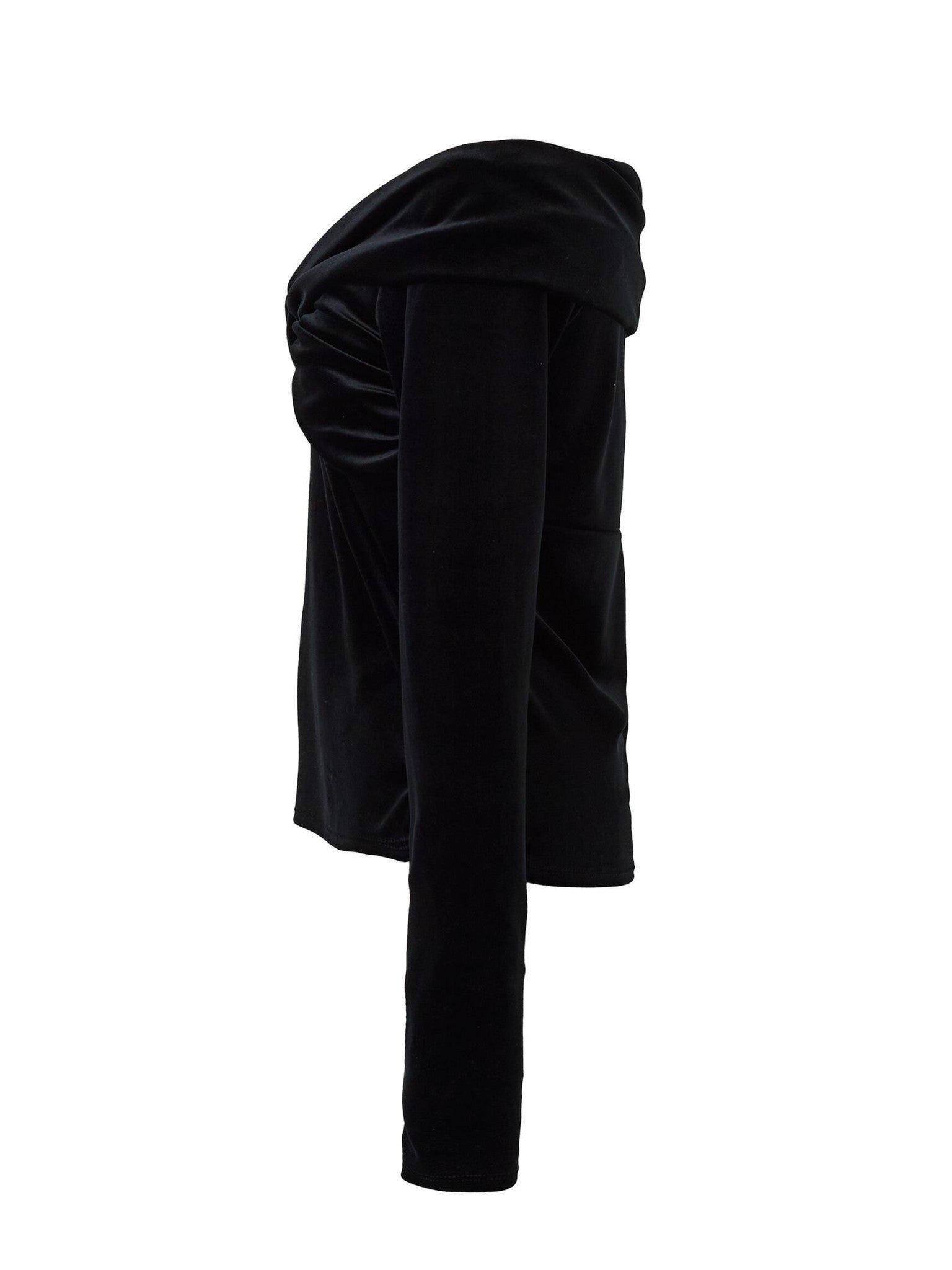 Twisted Off-the-Shoulder Top by Emmane