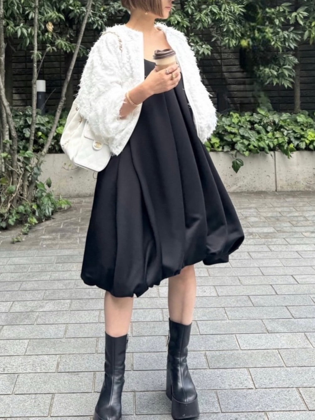 モデル身長:157.5㎝ / サイズ:0