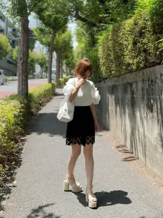 モデル身長:157.5㎝ / サイズ:FREE