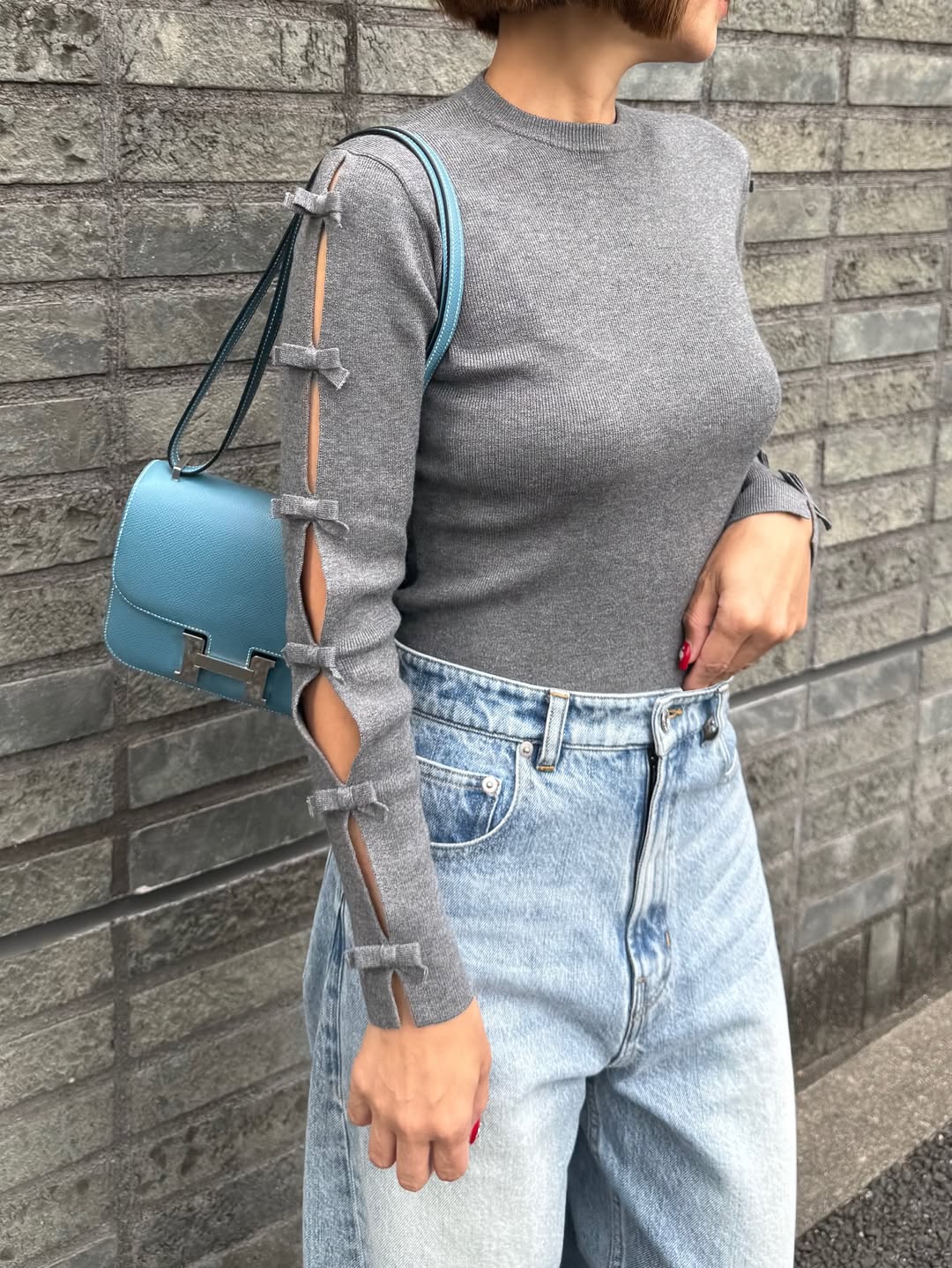 モデル身長:157.5㎝ / サイズ:0