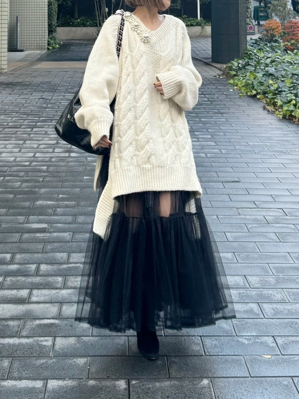 モデル身長:157.5㎝ / サイズ:0