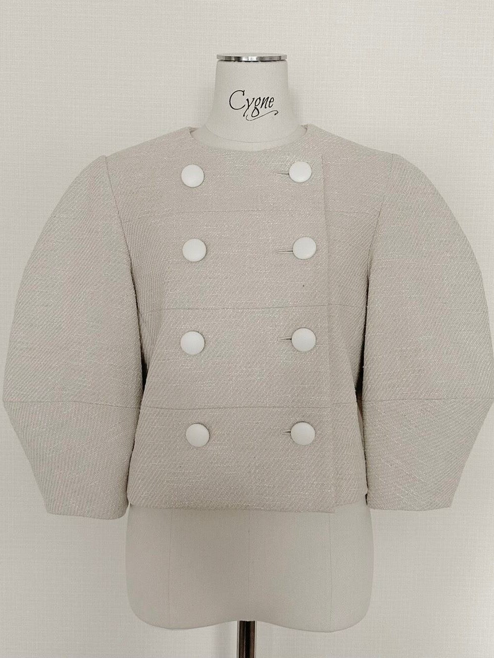 Cygne♡♡新品未使用　定価39500円　ツイードジャケット Lydie+ 白 コットンツイードジャケット Lydie｜Cygne(シーニュ) 公式サイト