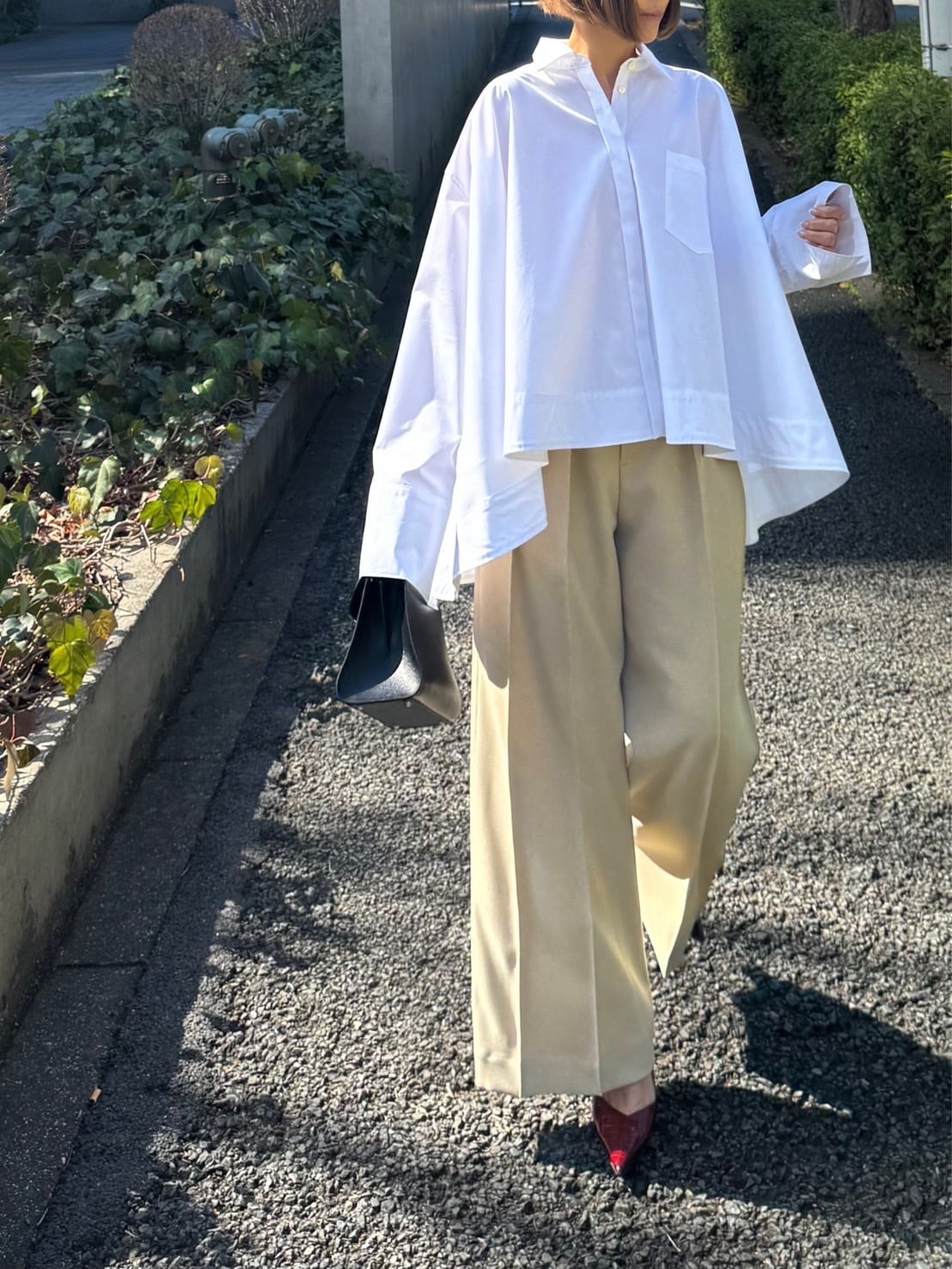 モデル身長:157.5㎝ / サイズ:0
