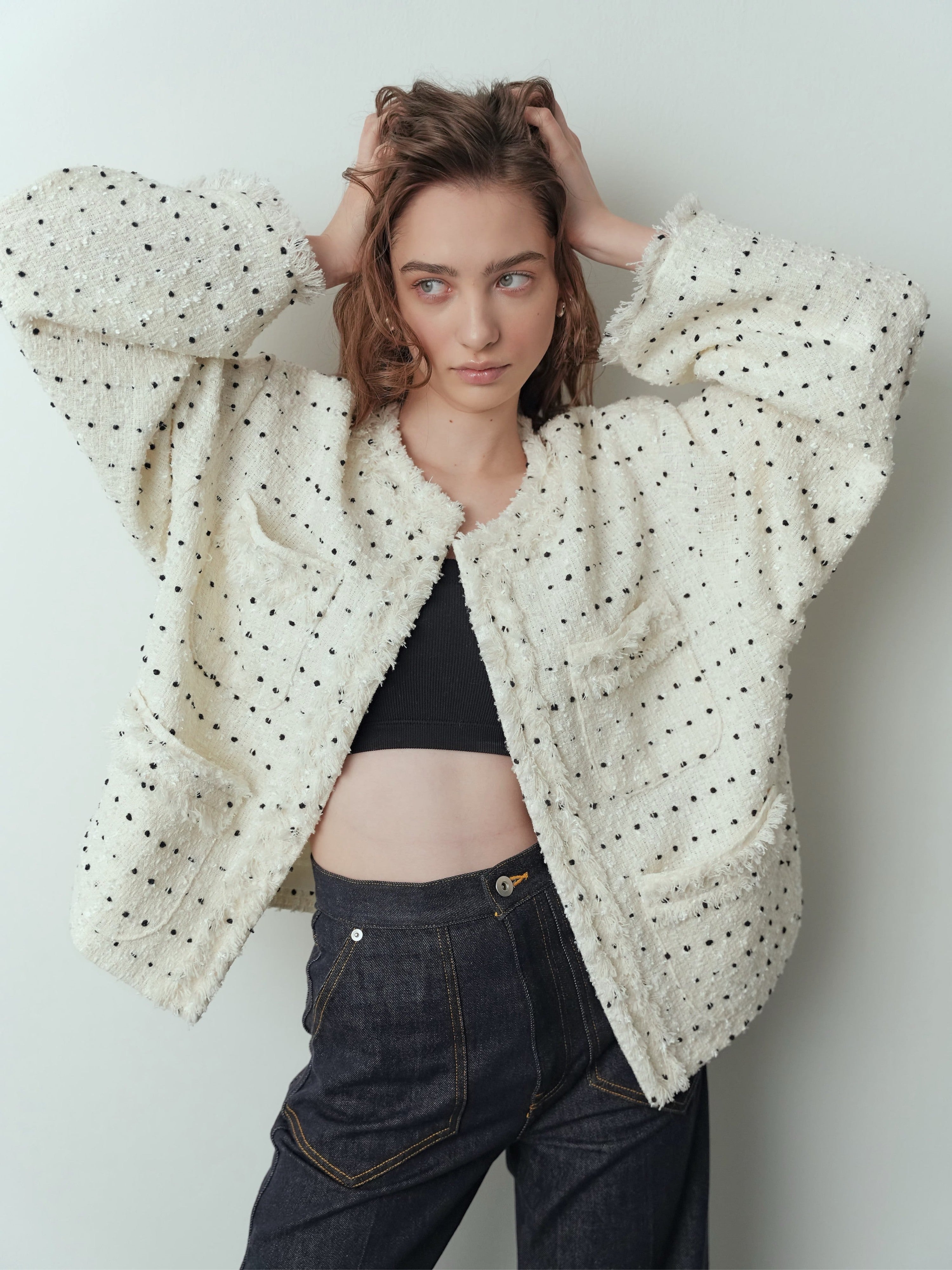 モデル身長:172.5㎝ / サイズ:FREE