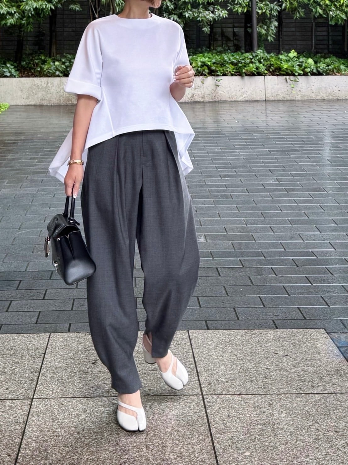 モデル身長:157.5㎝ / サイズ:FREE