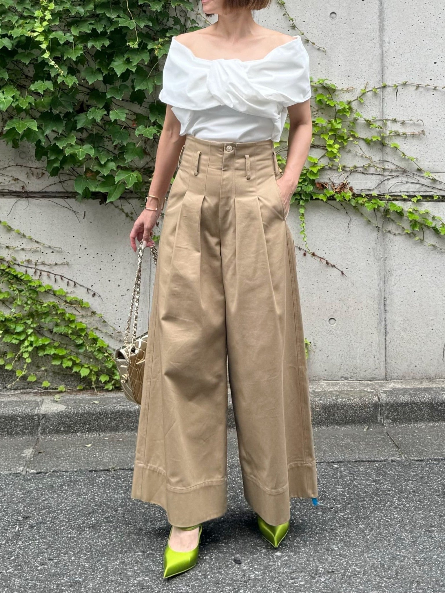 モデル身長:157.5㎝ / サイズ:0