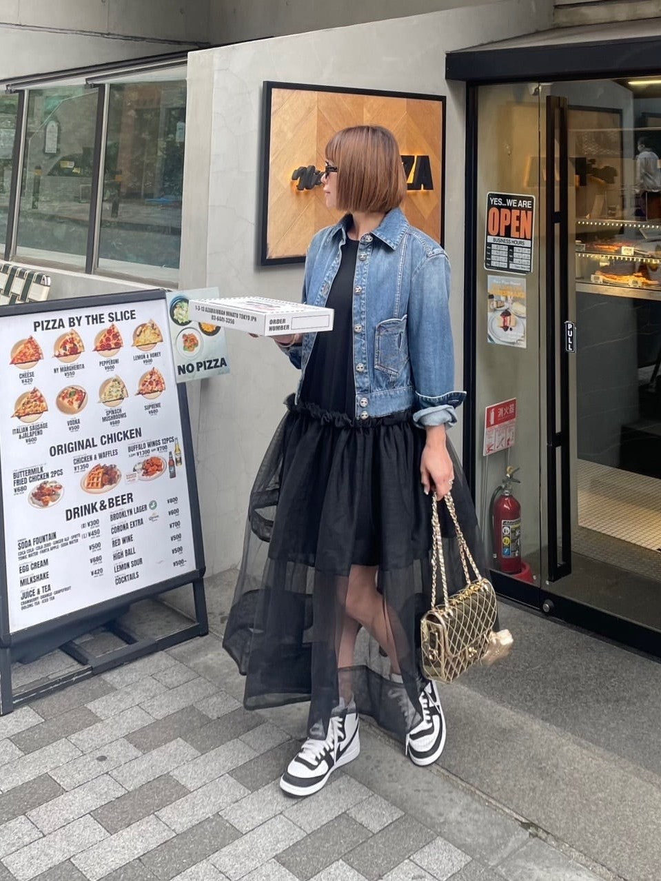 モデル身長:157.5㎝ / サイズ:0