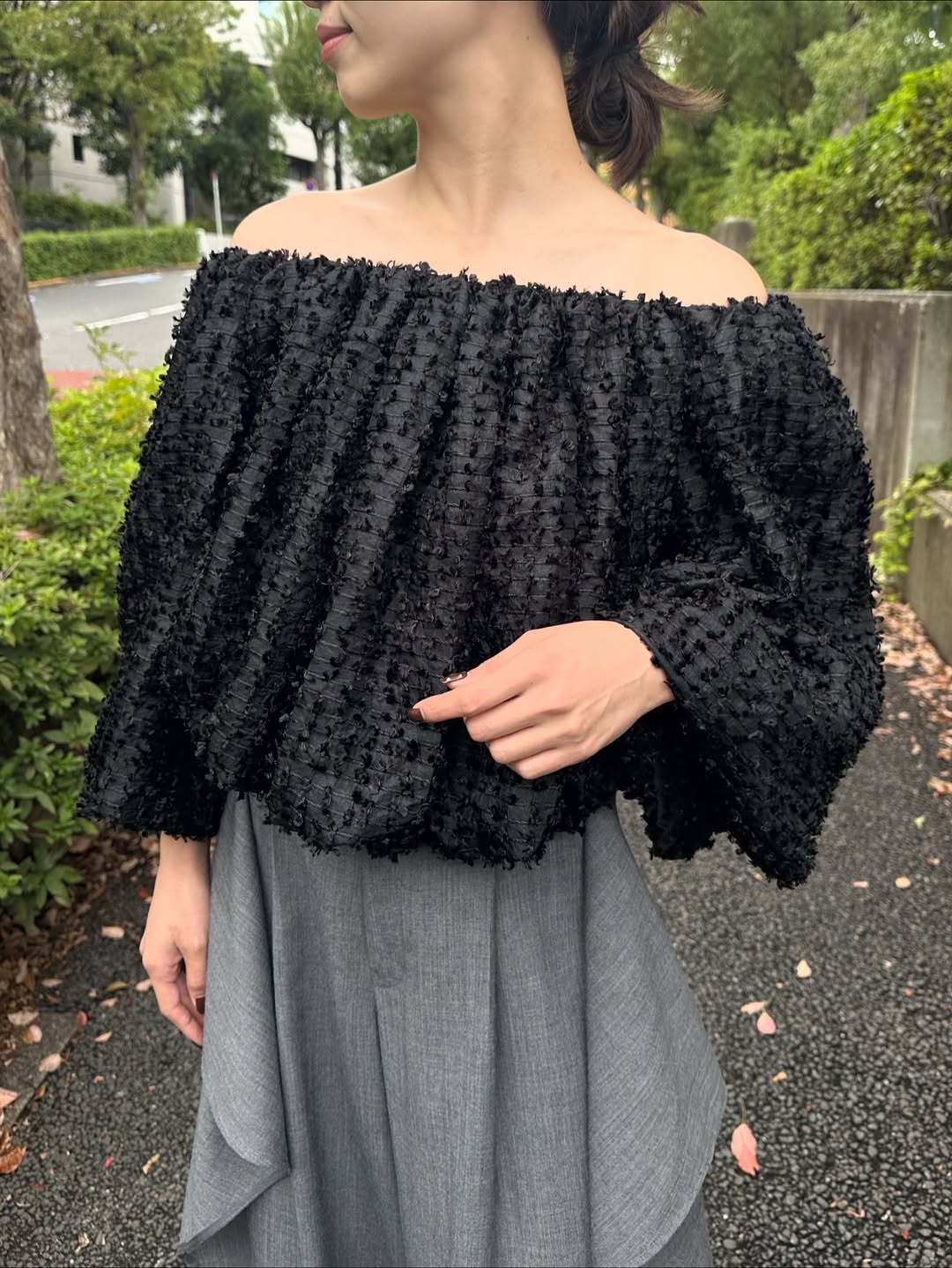 モデル身長:162㎝ / サイズ:FREE