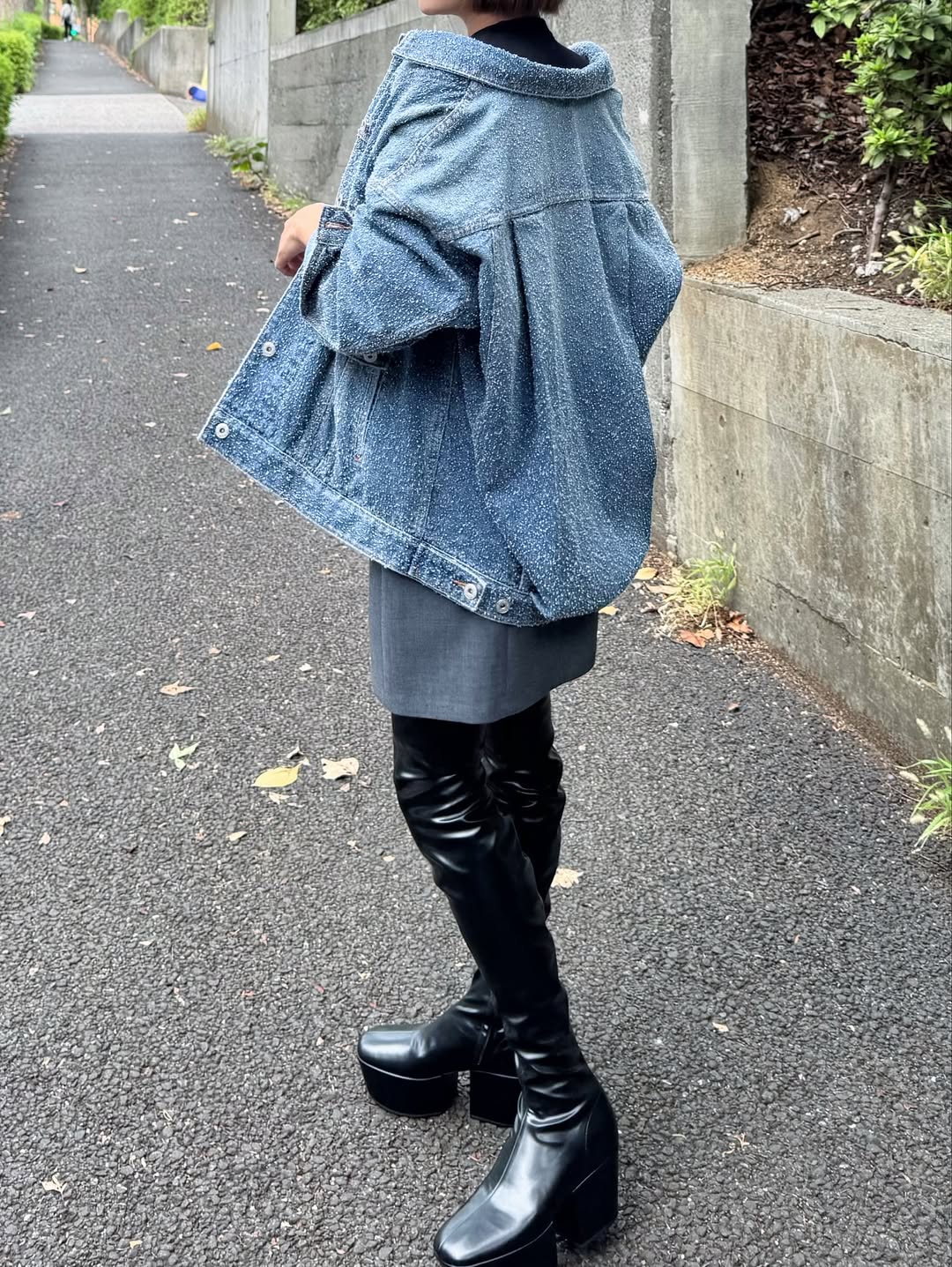 モデル身長:157.5㎝ / サイズ:0