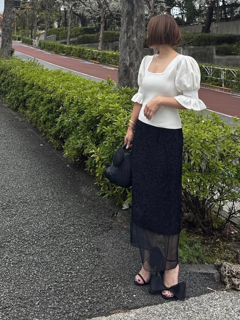 モデル身長:157.5㎝ / サイズ:0