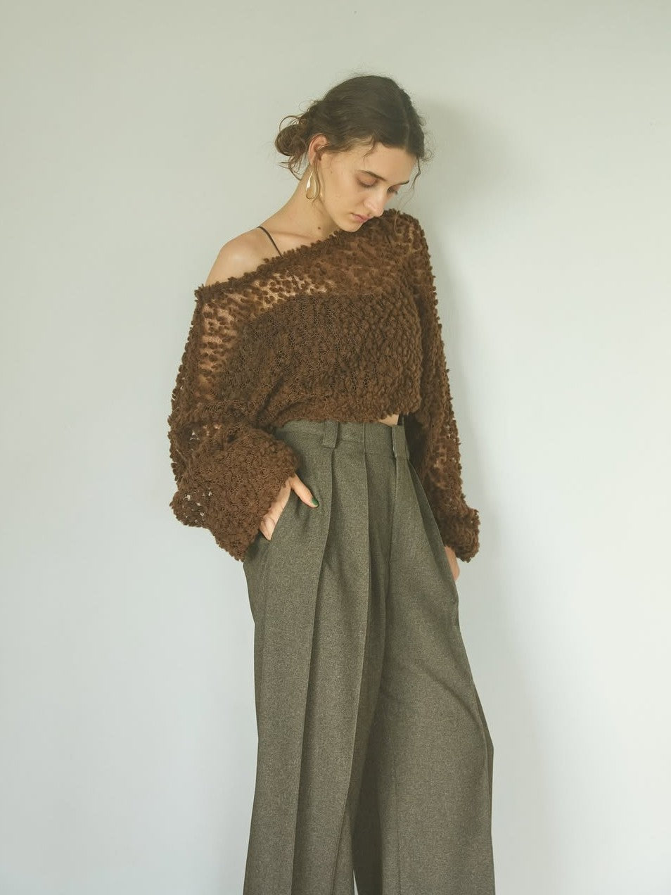 Samuel See-through Popcorn Knit