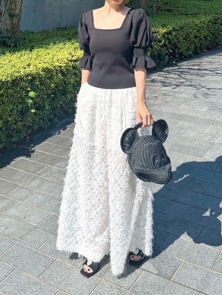 モデル身長:157.5㎝ / サイズ:FREE