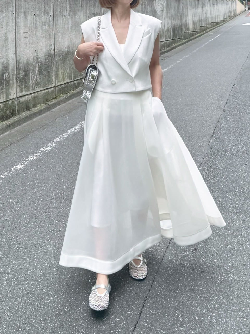 モデル身長:157.5㎝ / サイズ:FREE