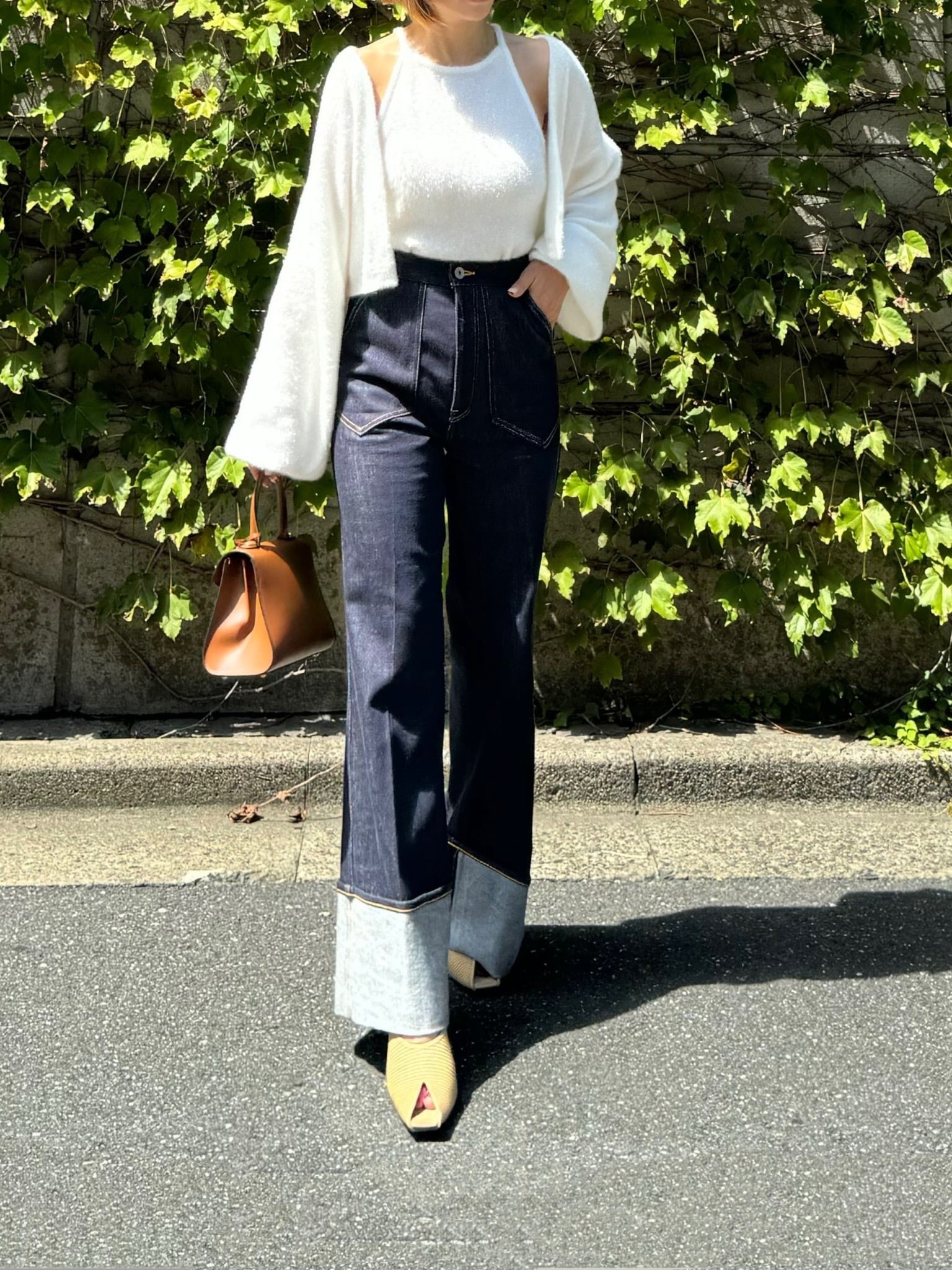 モデル身長:157.5㎝ / サイズ:FREE