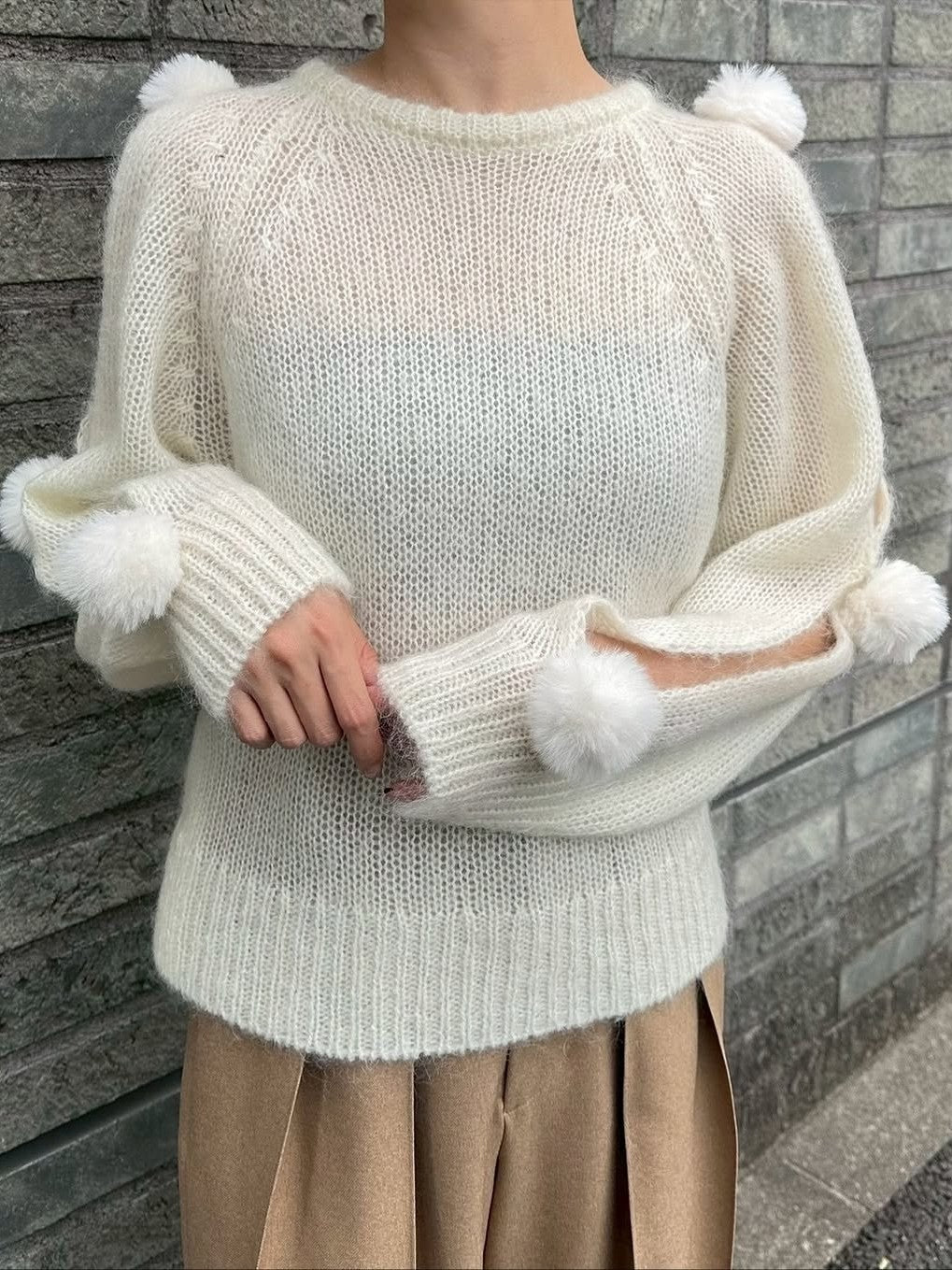 モデル身長:162㎝ / サイズ:FREE