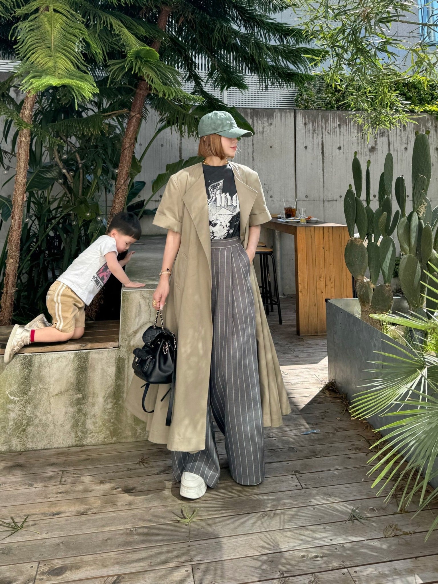 モデル身長:157.5㎝ / サイズ:0