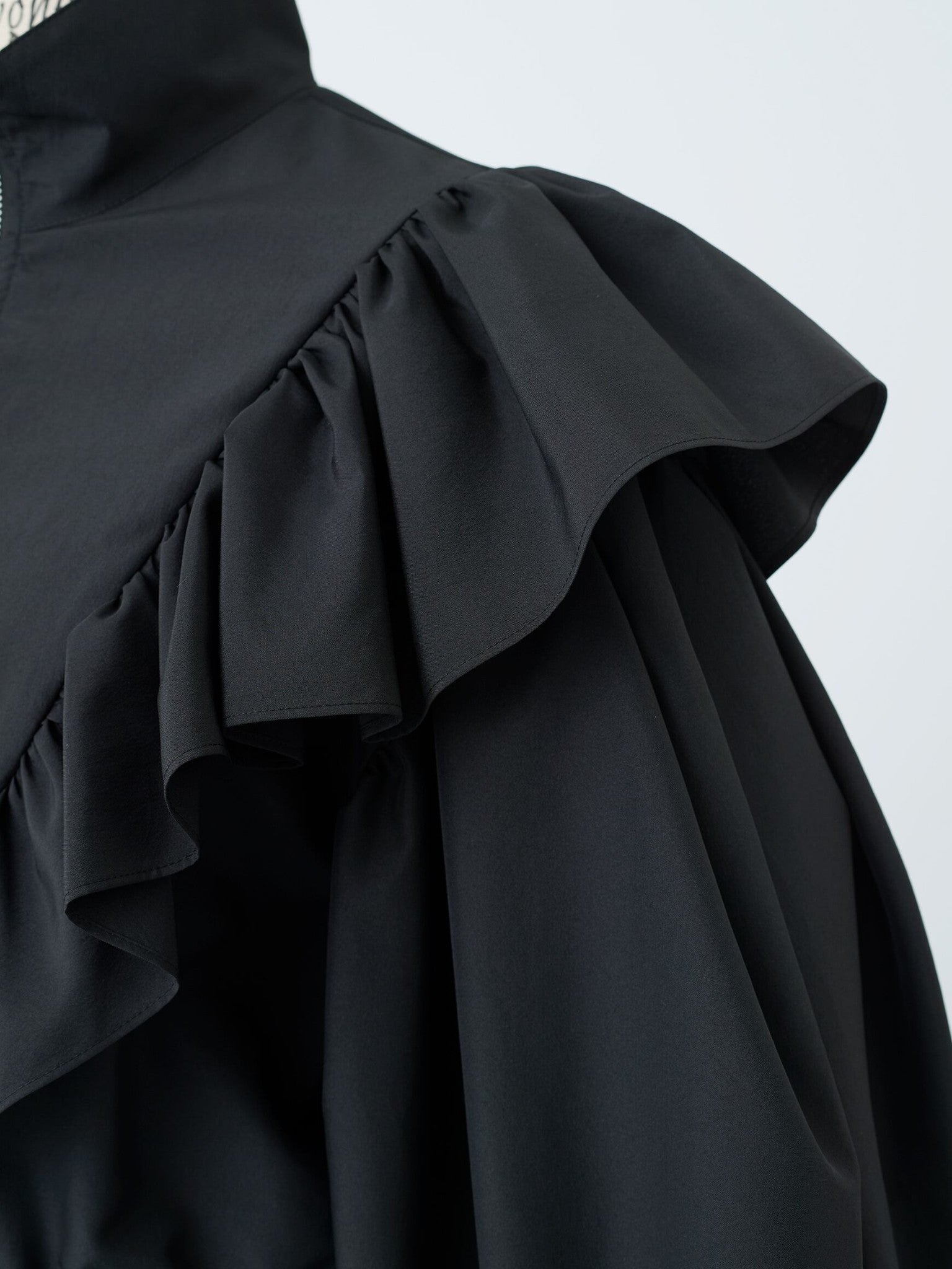 Frill Asymmetric Blouson Lisa