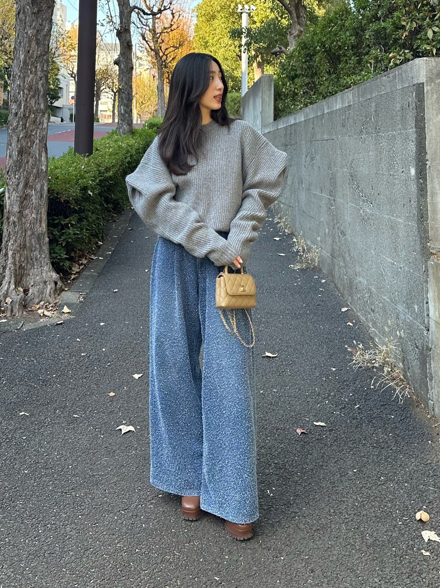 モデル身長:162㎝ / サイズ:FREE