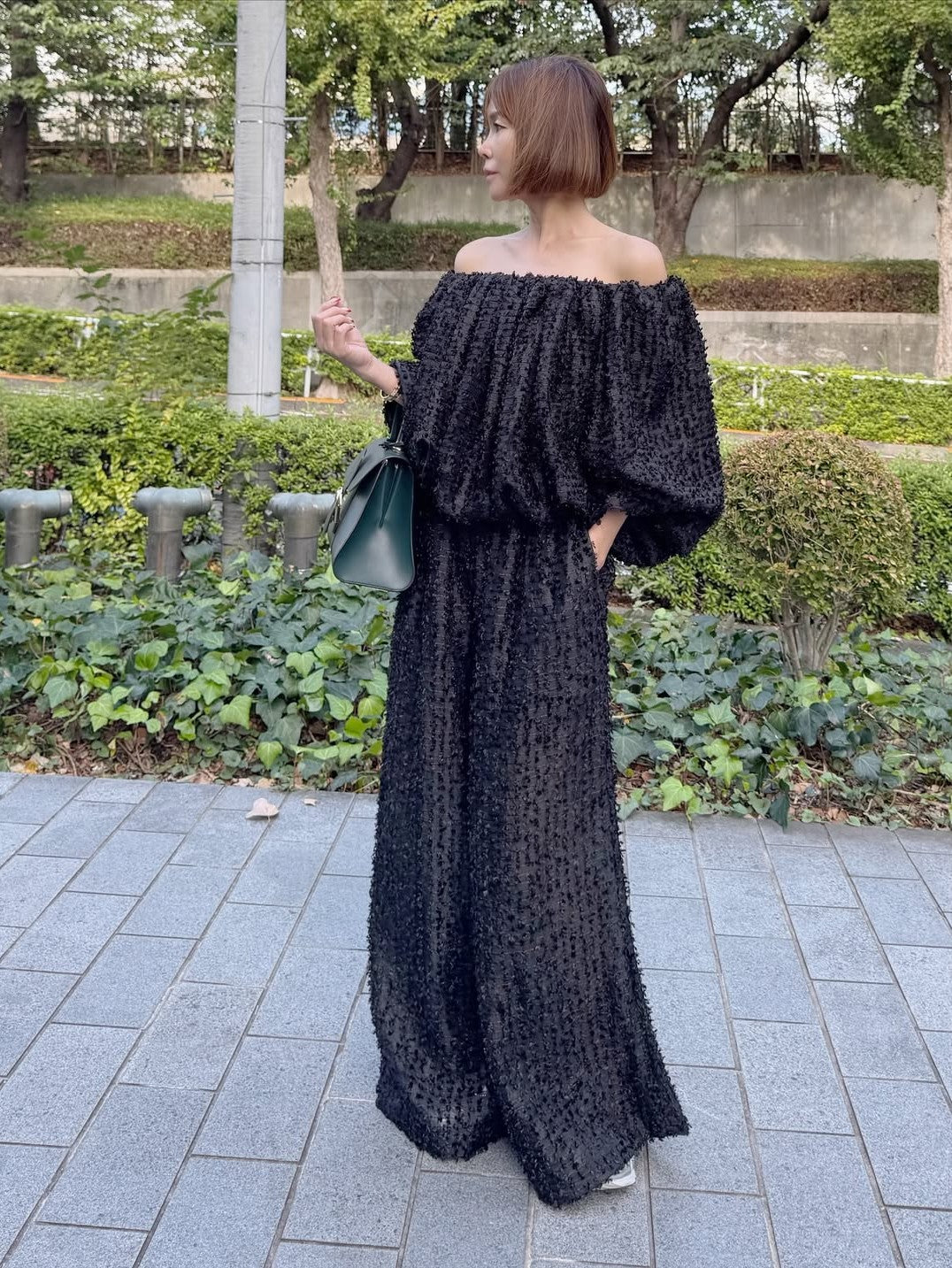 モデル身長:157.5㎝ / サイズ:0