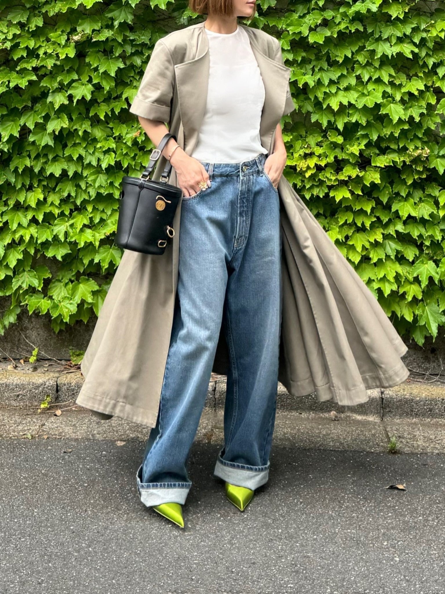 モデル身長:157.5㎝ / サイズ:0