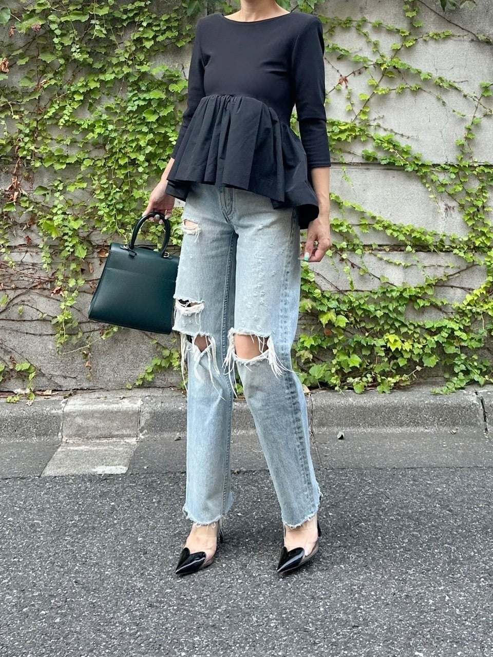 モデル身長:157.5㎝ / サイズ:0