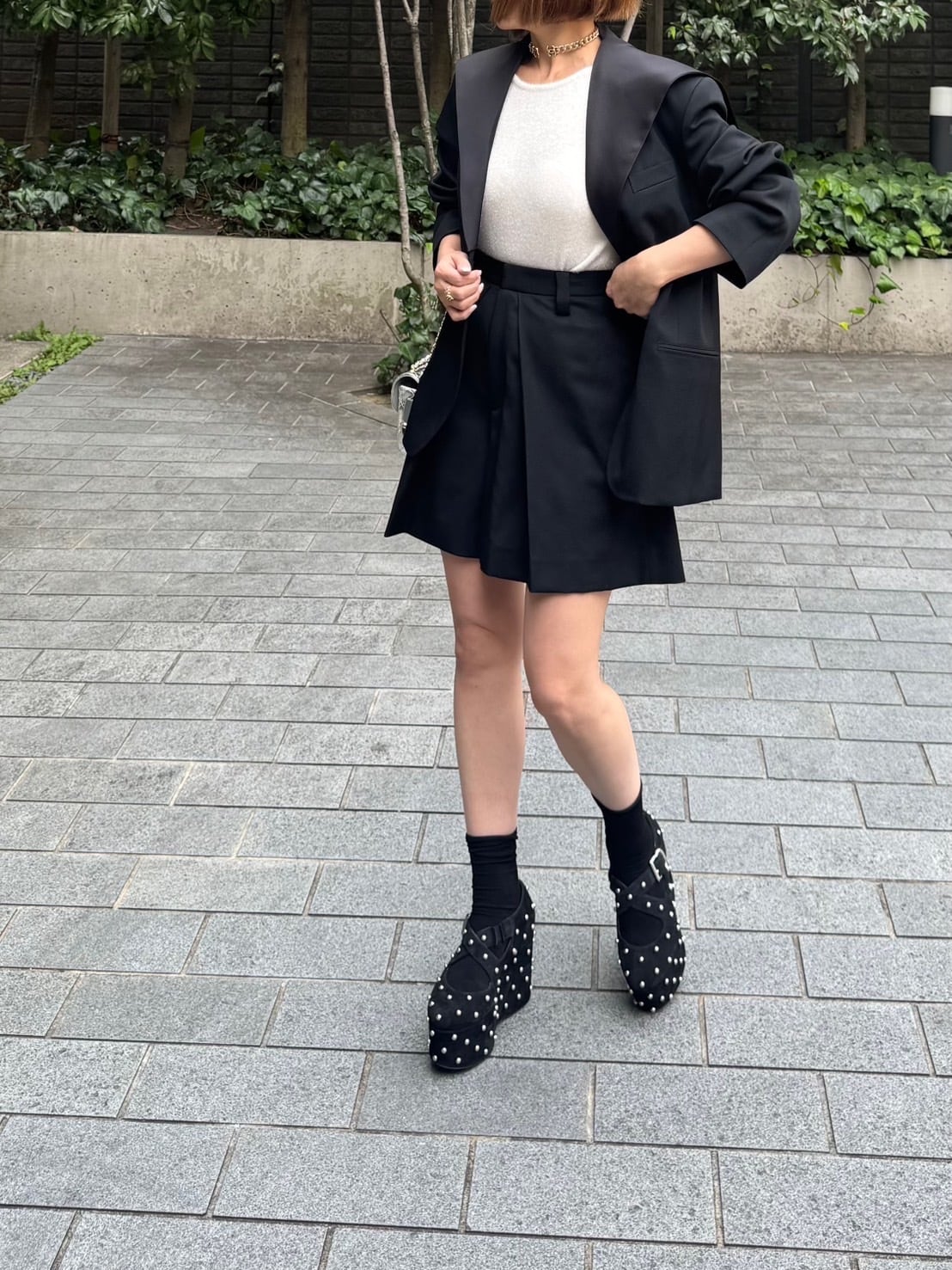 モデル身長:157.5㎝ / サイズ:FREE