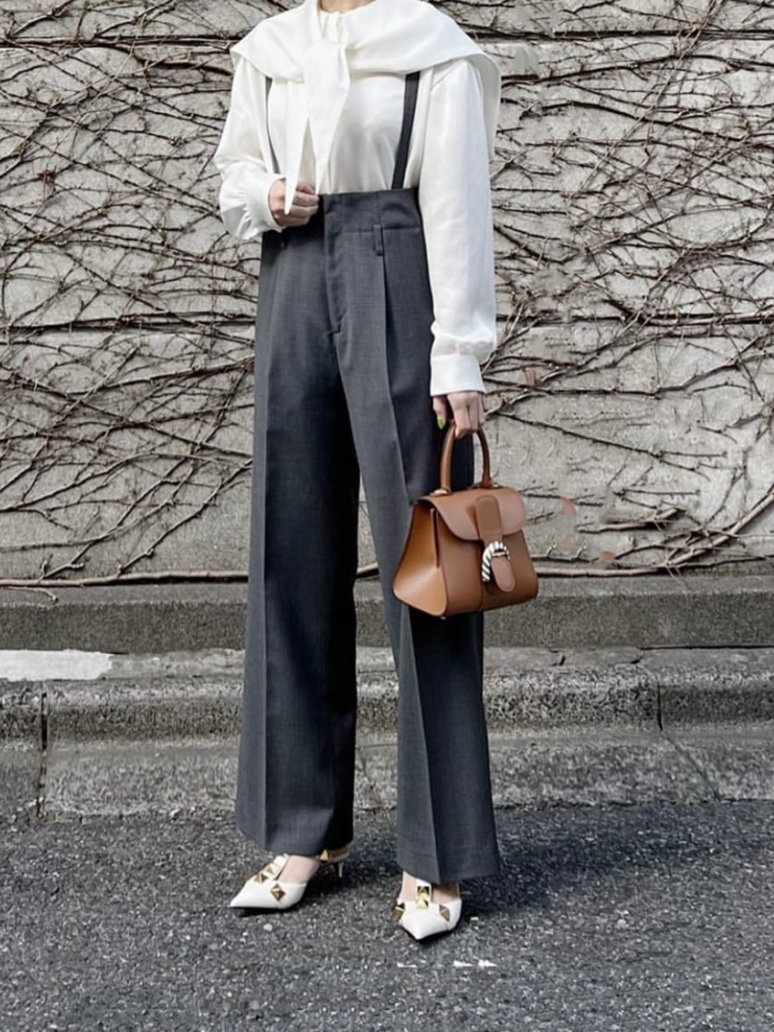 モデル身長:157.5㎝ / サイズ:FREE