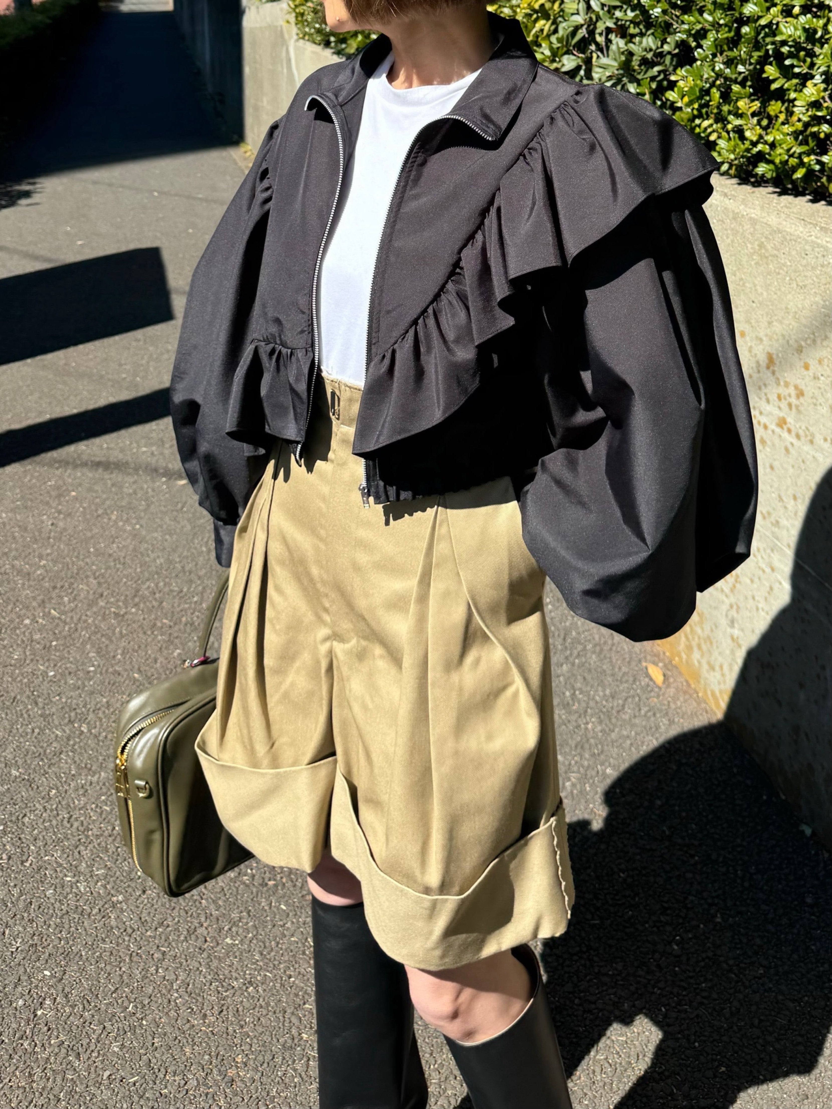 モデル身長:157.5㎝ / サイズ:0