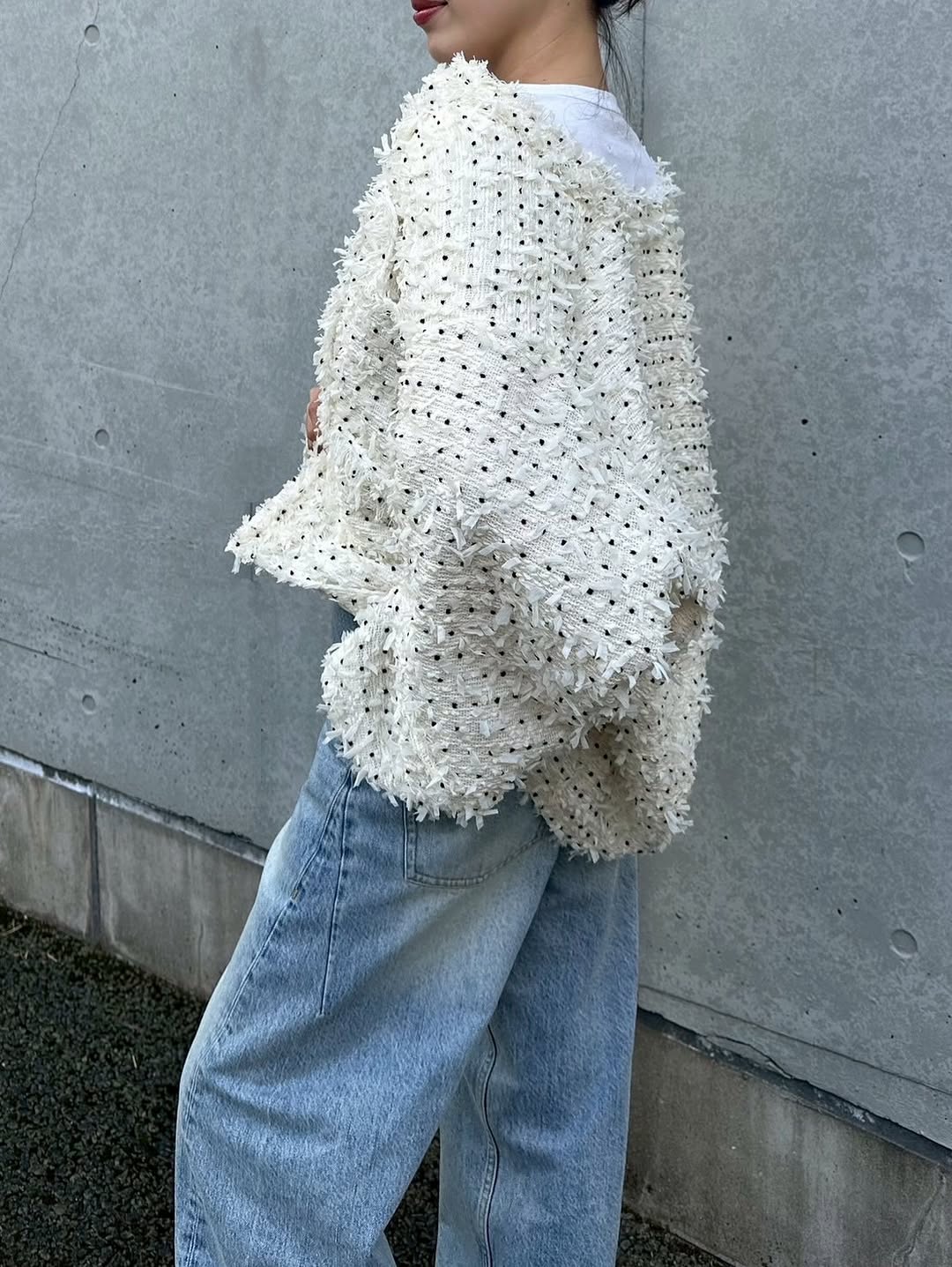 モデル身長:162㎝ / サイズ:FREE