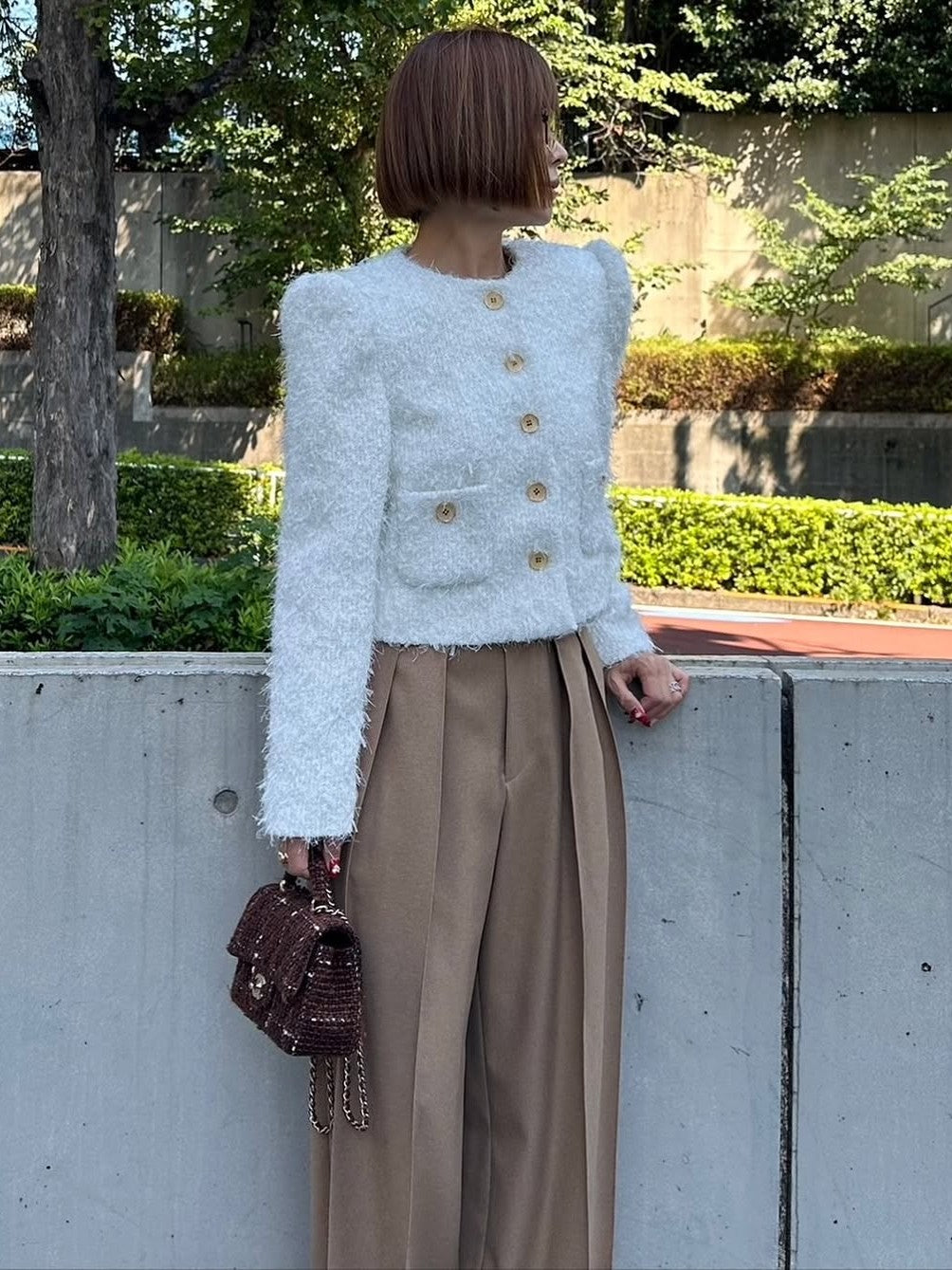 モデル身長:157.5㎝ / サイズ:0