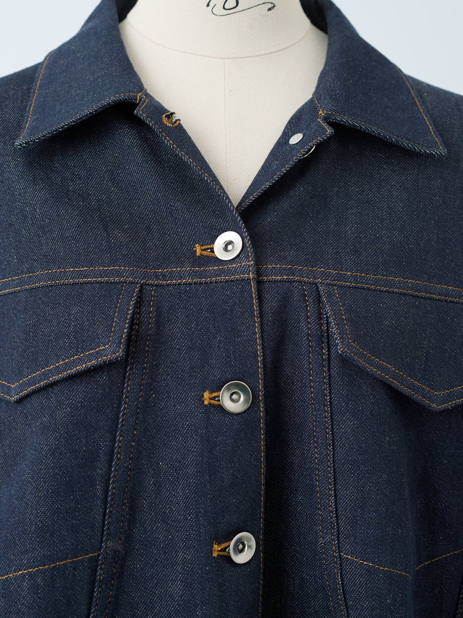 フレアデニムショートジャケット cia