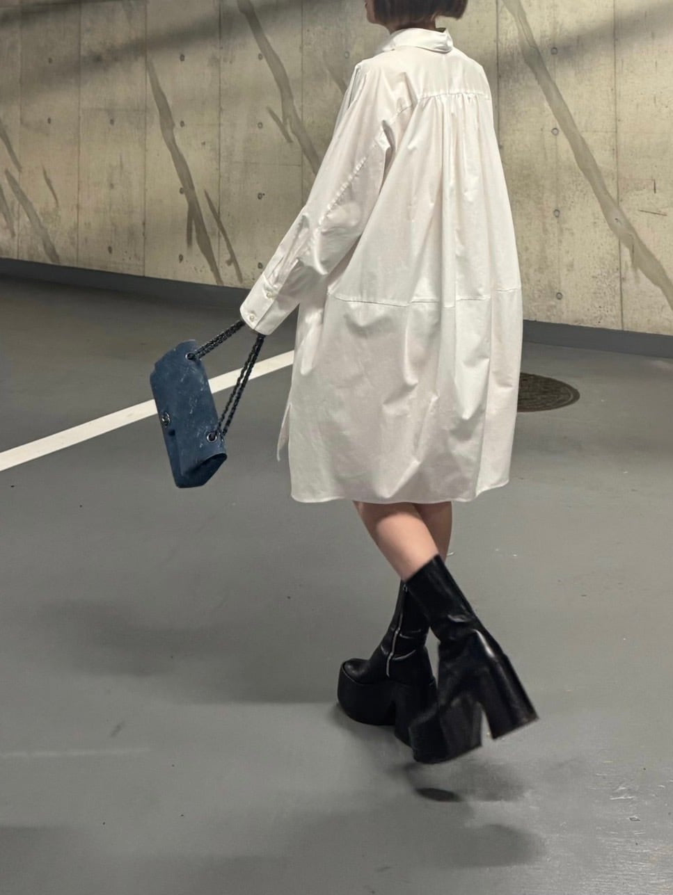 モデル身長:157.5㎝ / サイズ:FREE