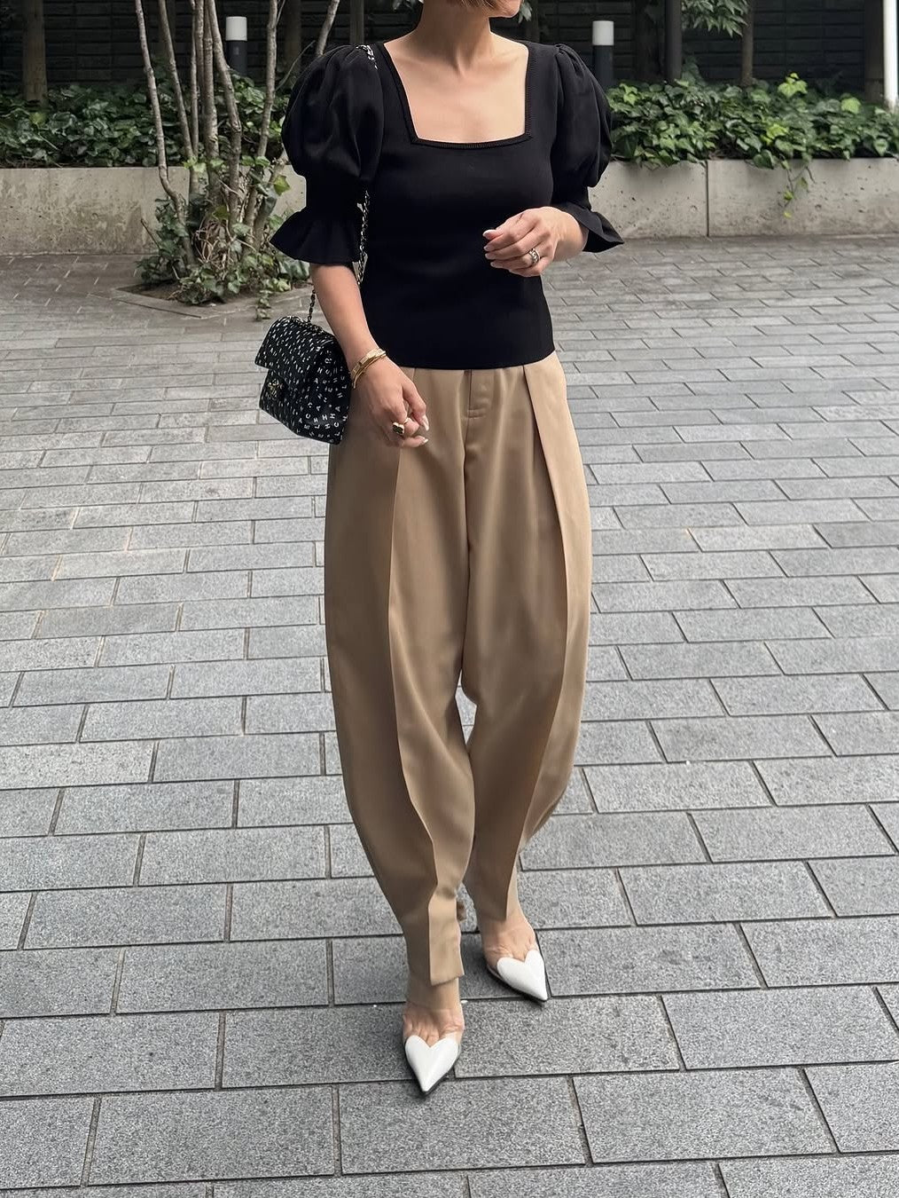 モデル身長:157.5㎝ / サイズ:FREE