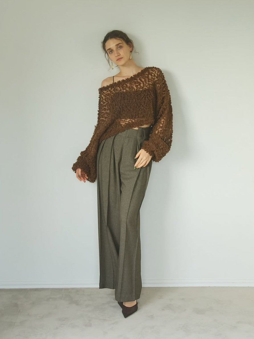 Samuel See-through Popcorn Knit