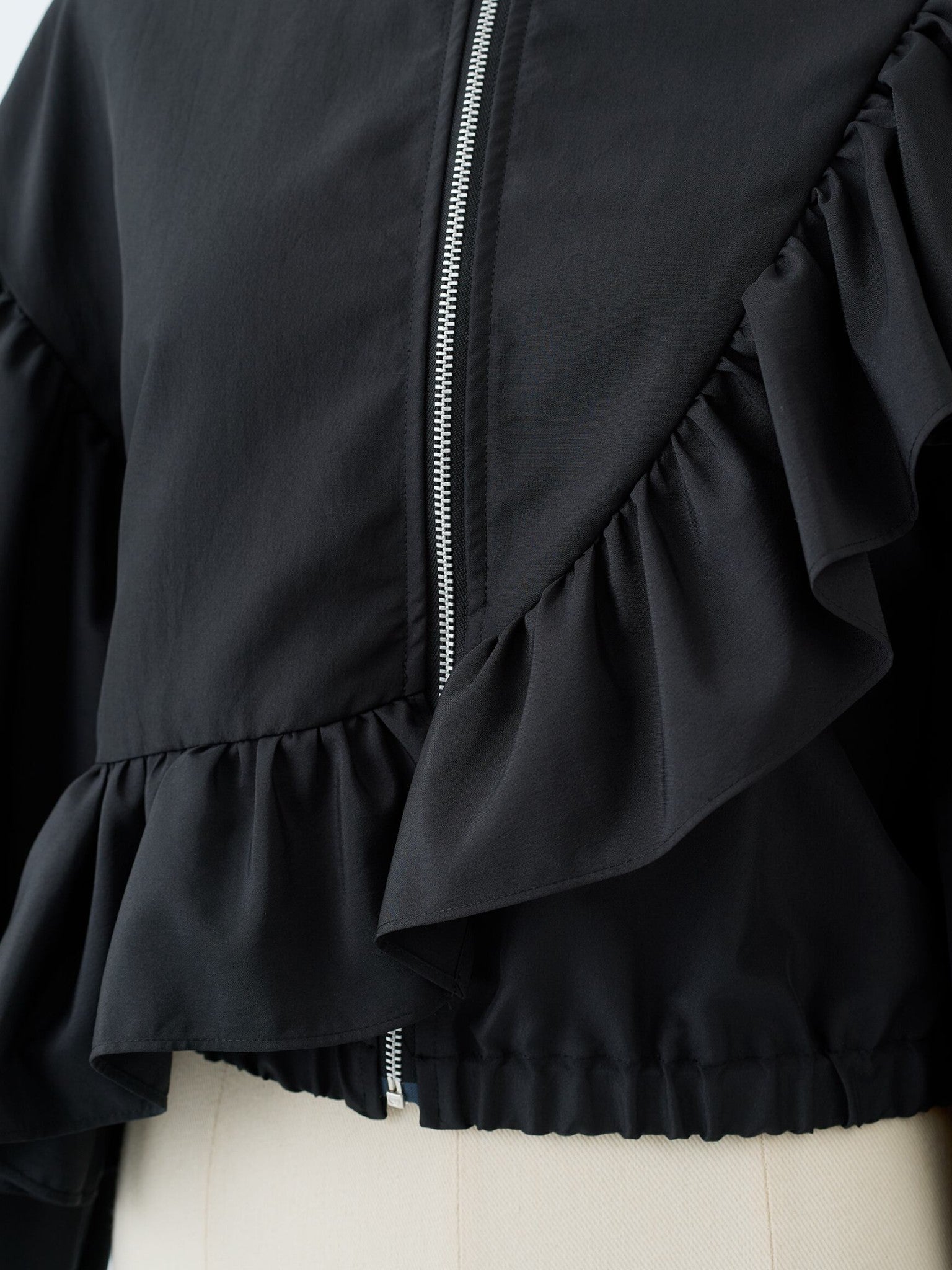 Frill Asymmetric Blouson Lisa