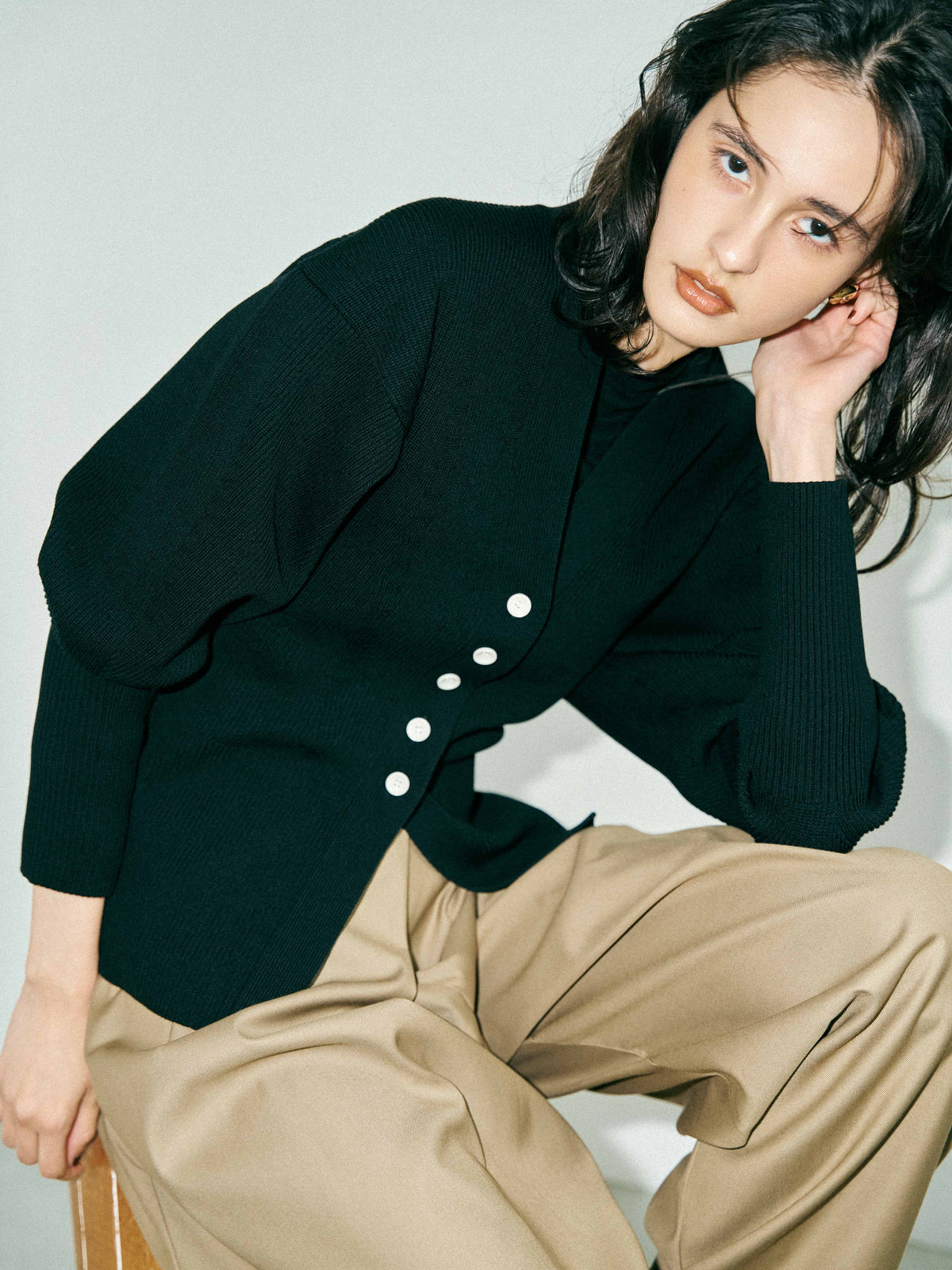ニットカーディガン Aimy