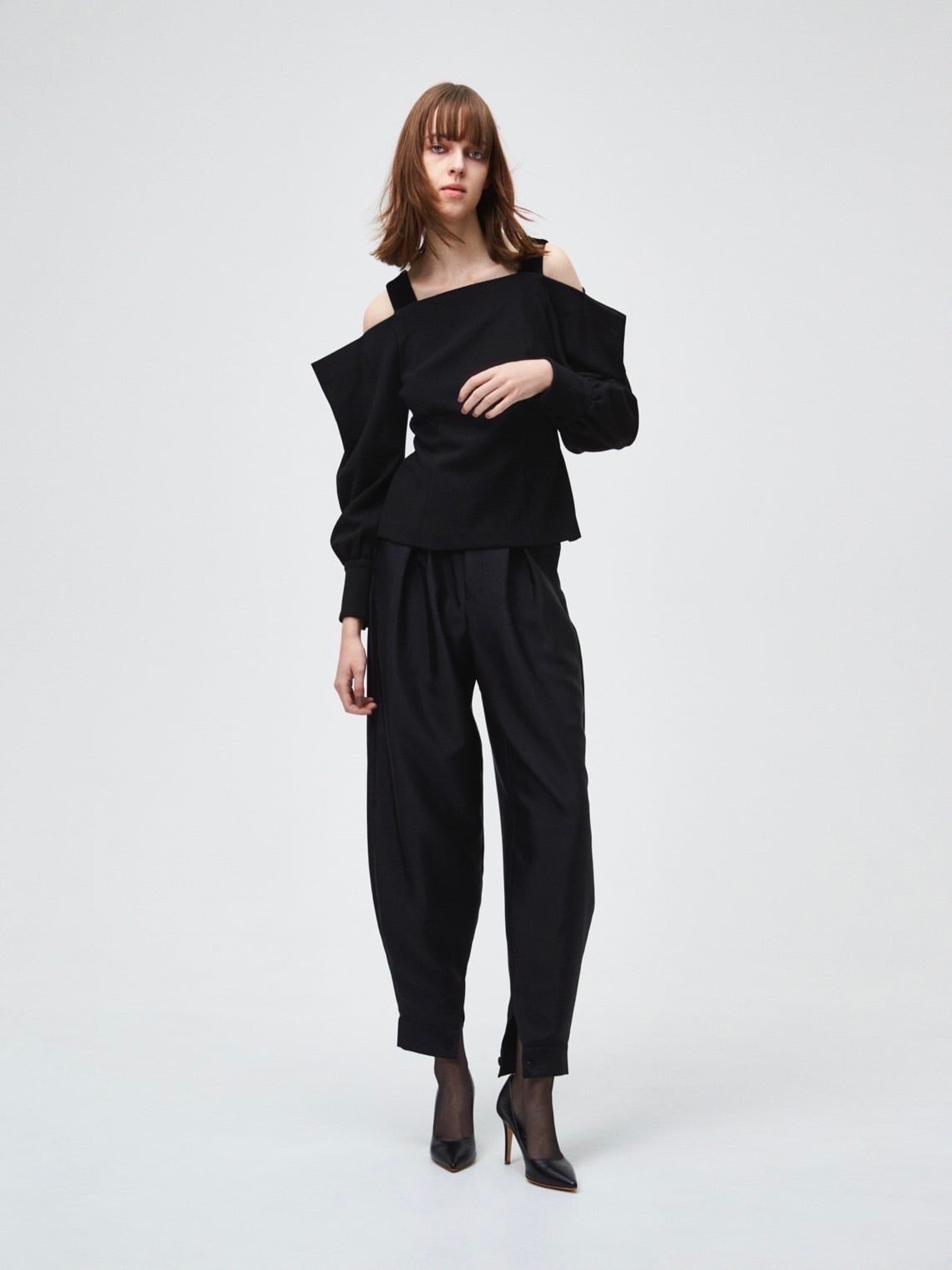 Satin Cocoon Pants Juline