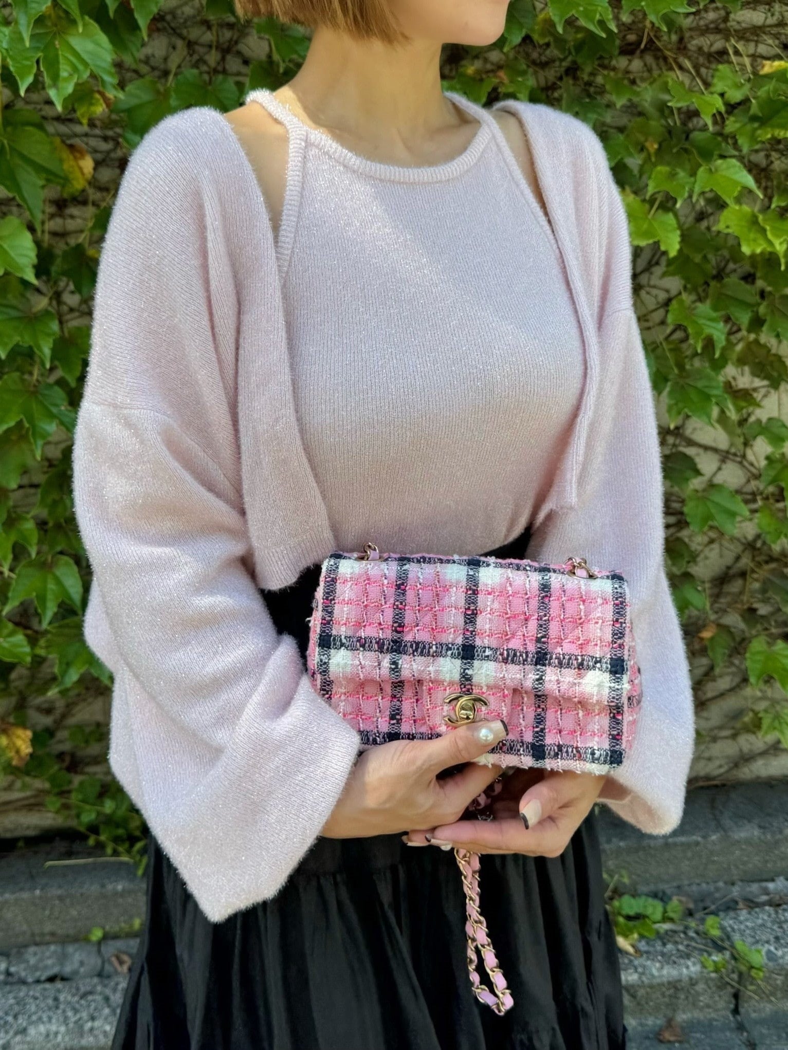 モデル身長:157.5㎝ / サイズ:FREE