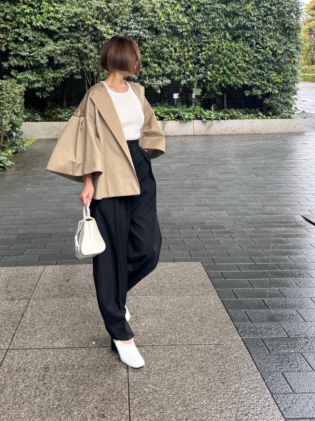 モデル身長:157.5㎝ / サイズ:FREE