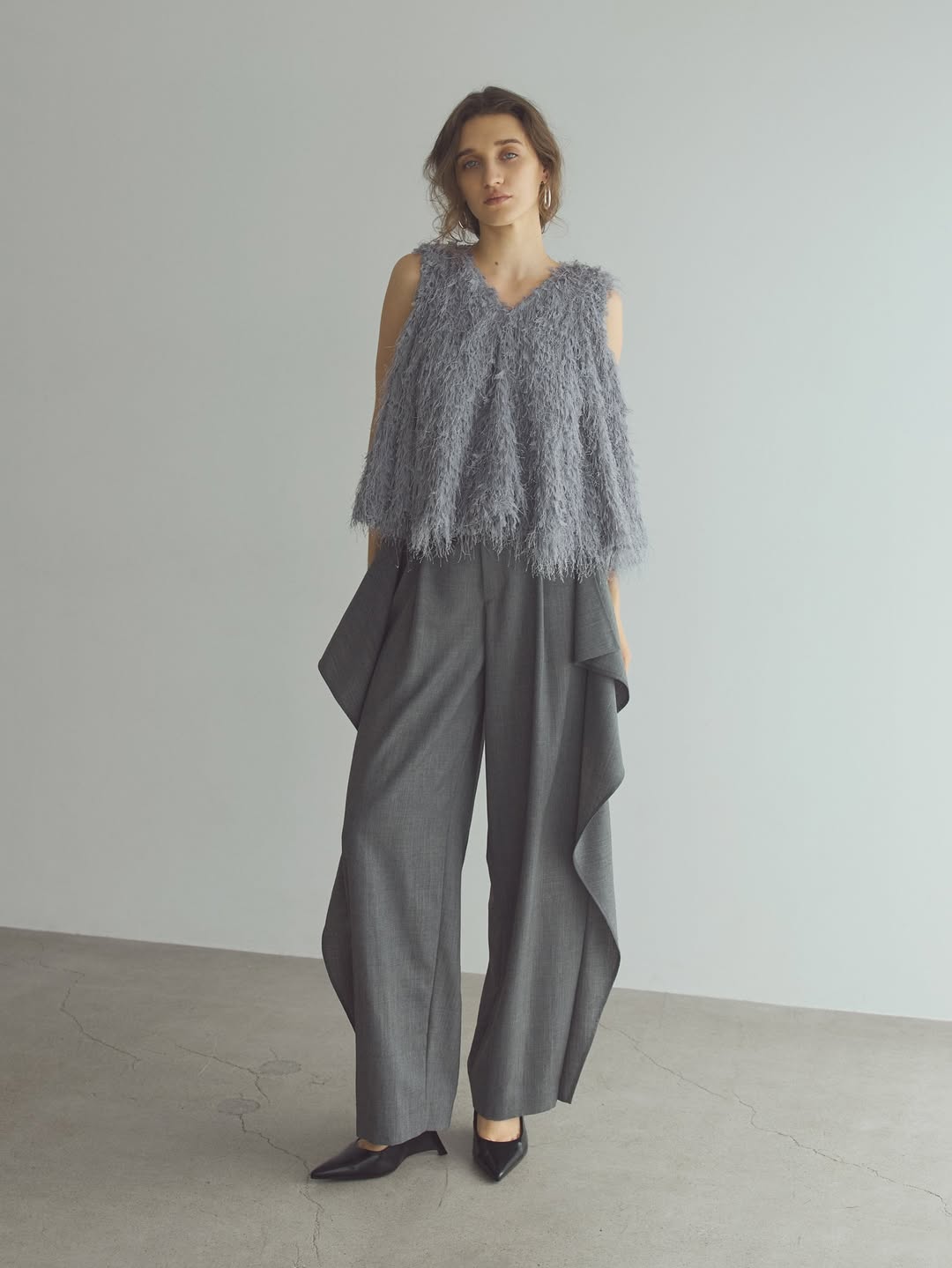 Aラインフレアトップス ginie