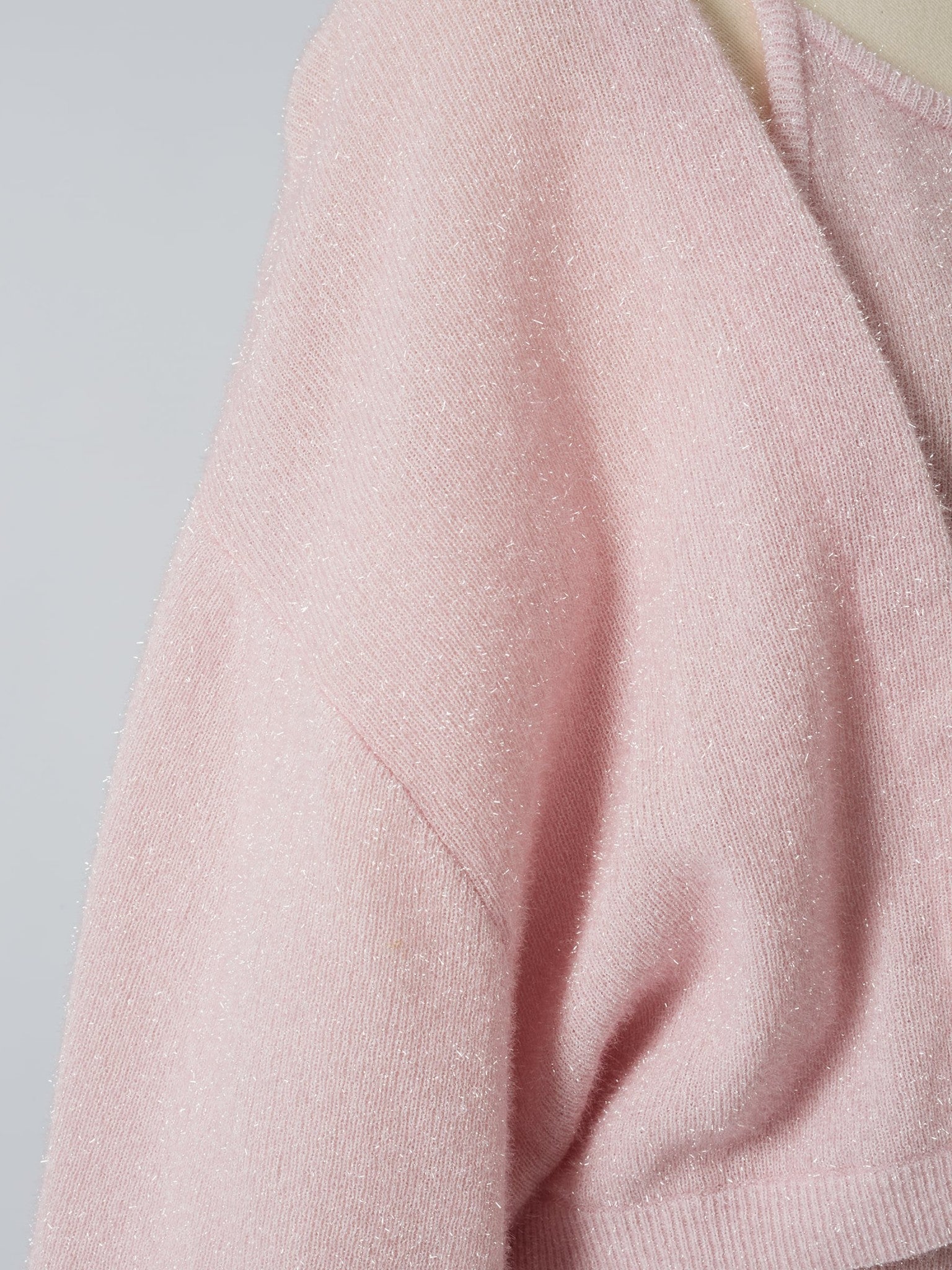 Lamé knit cardigan Fran