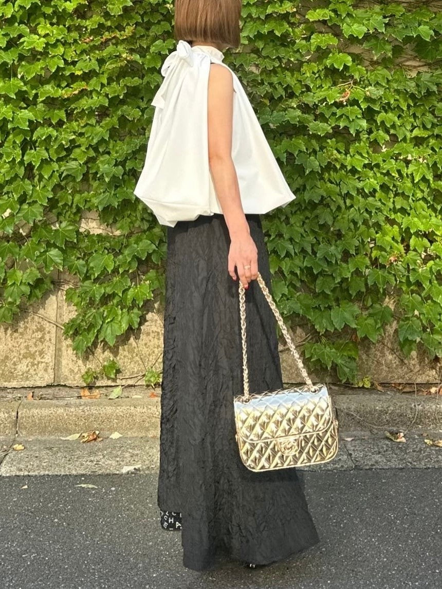 モデル身長:157.5㎝ / サイズ:FREE