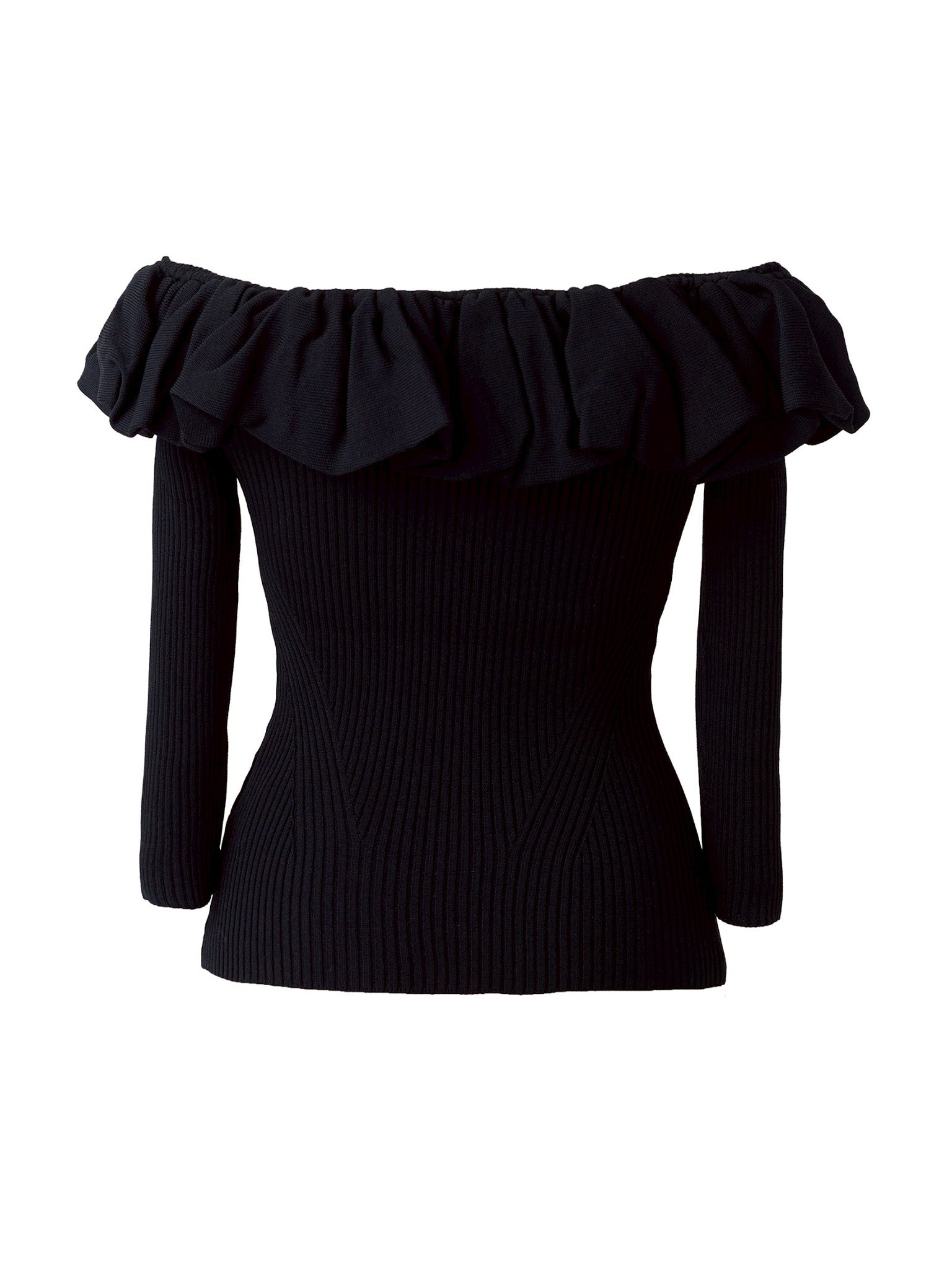 ランダムフリルオフショルニット Vera