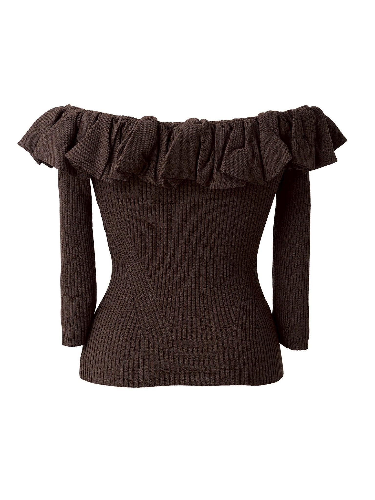 ランダムフリルオフショルニット Vera