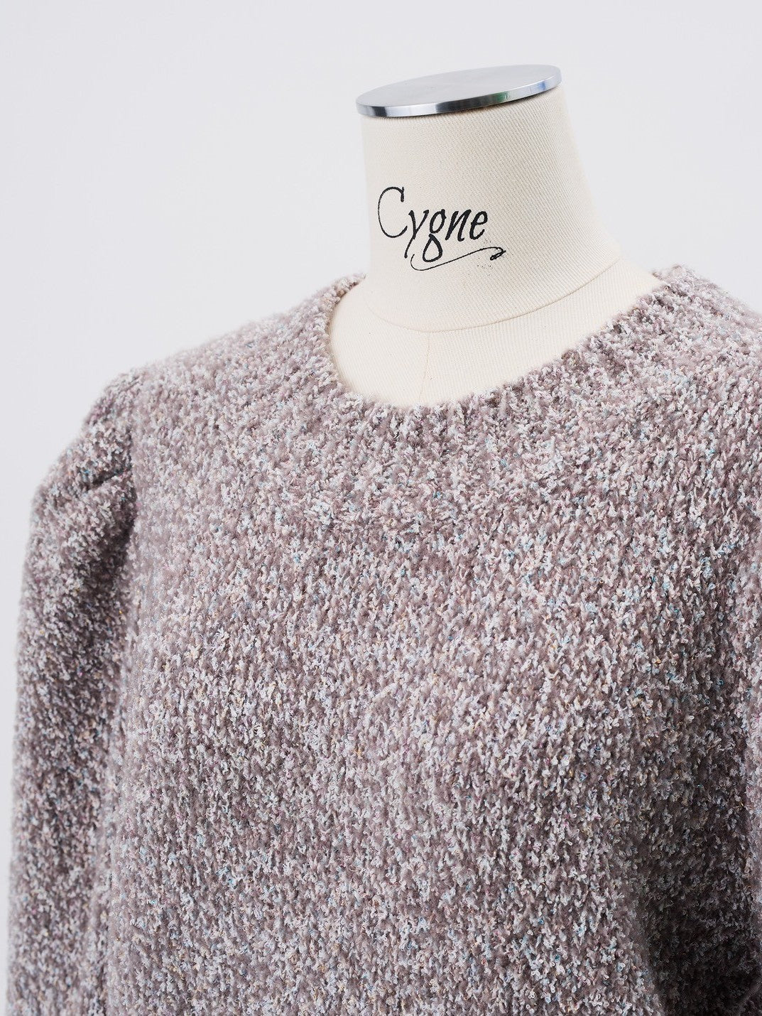 ボリュームスリーブニット‐ファンシー petite