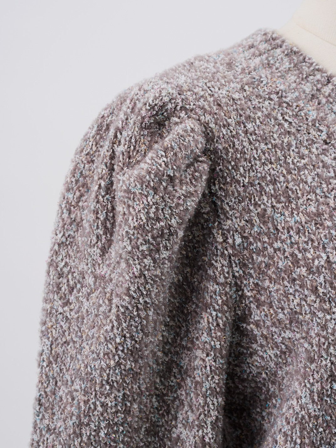 ボリュームスリーブニット‐ファンシー petite