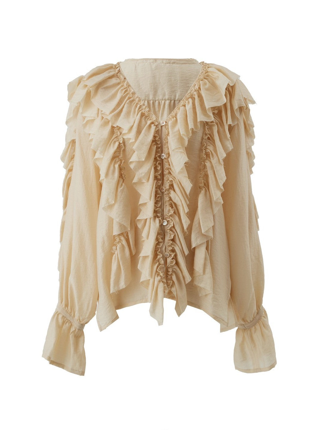 ボリュームフリルブラウス Alan