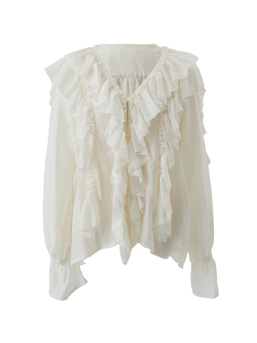 ボリュームフリルブラウス Alan