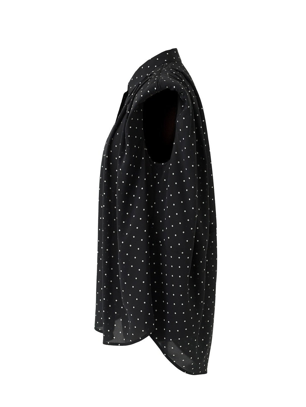 Audrey Power Shoulder Bowtie Blouse