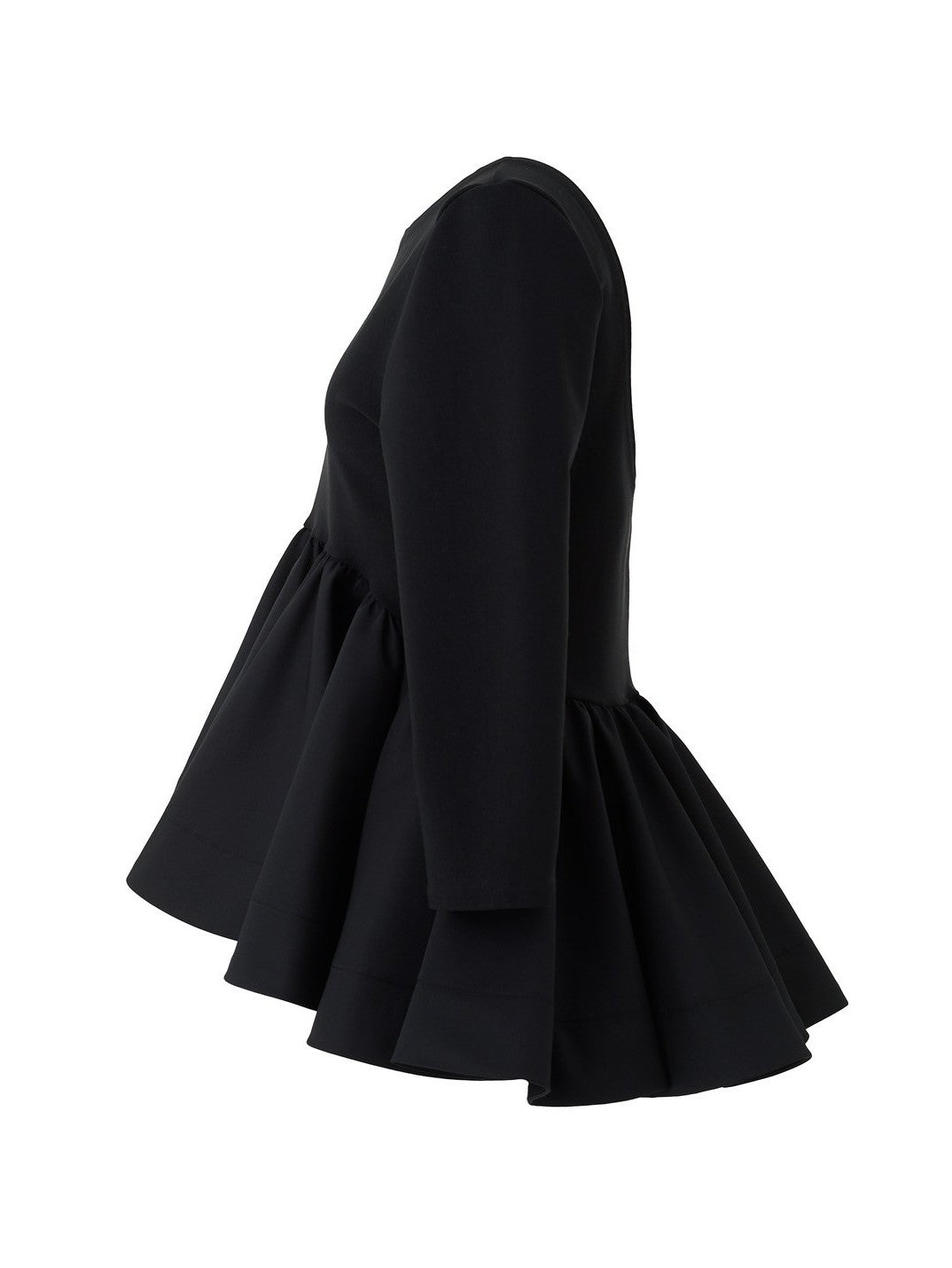 Back-conscious peplum top Charlotte